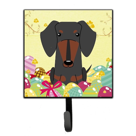 Carolines Treasures Easter Eggs Dachshund Black Tan Leash or Key Holder BB6132SH4